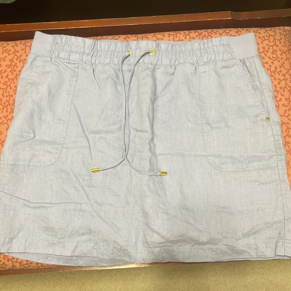 Ellen Tracy women’s size Large linen skort
